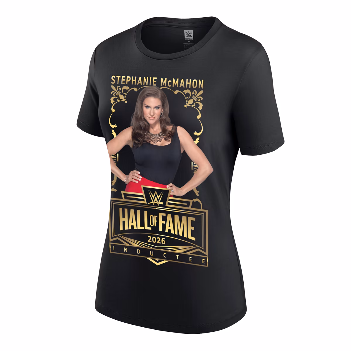 Women's Black Stephanie McMahon WWE Hall of Fame 2026 T-Shirt 3 Women's Black Stephanie McMahon WWE Hall of Fame 2026 T-Shirt