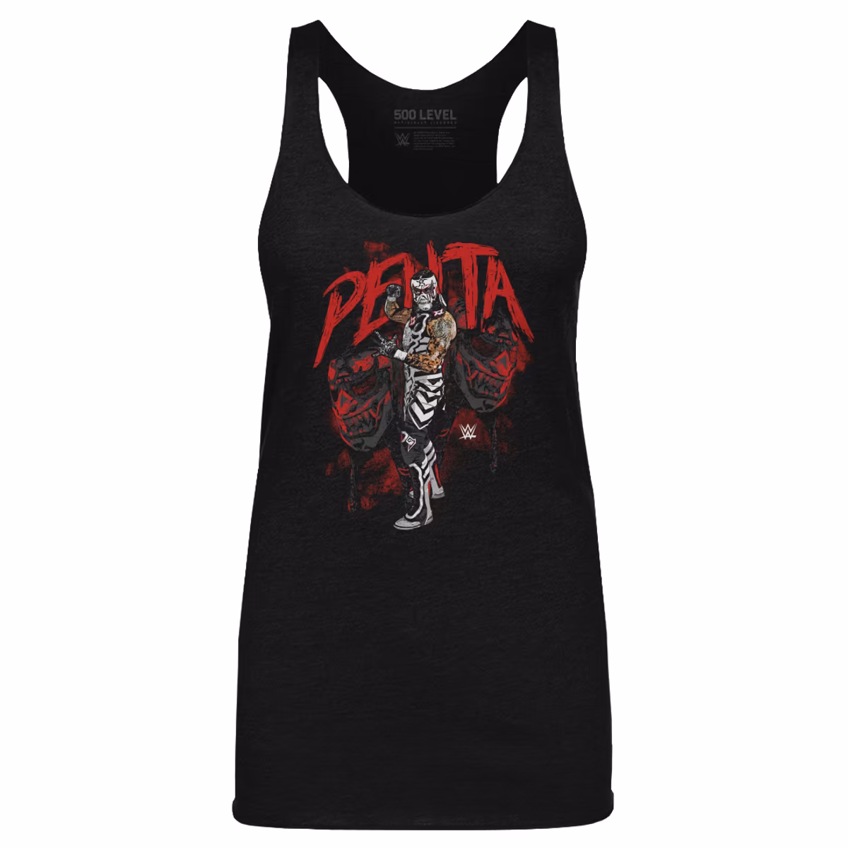 Women's 500 Level Heather Black Penta Grunge Pose Tank Top