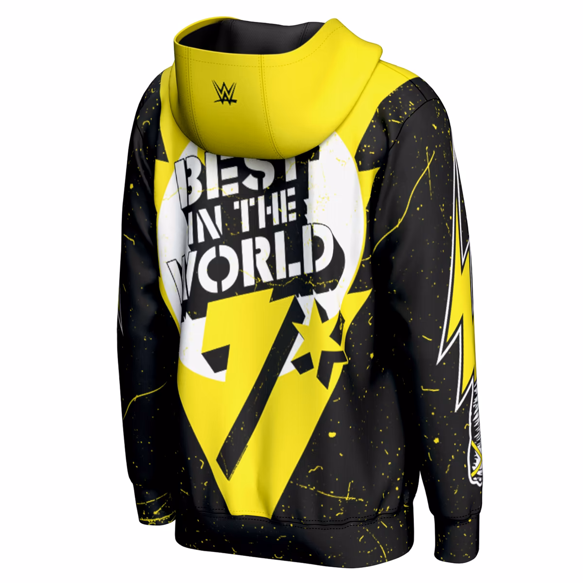 Men's ProSphere Black CM Punk Go To Sleep Full-Zip Hoodie 4 Men's ProSphere Black CM Punk Go To Sleep Full-Zip Hoodie