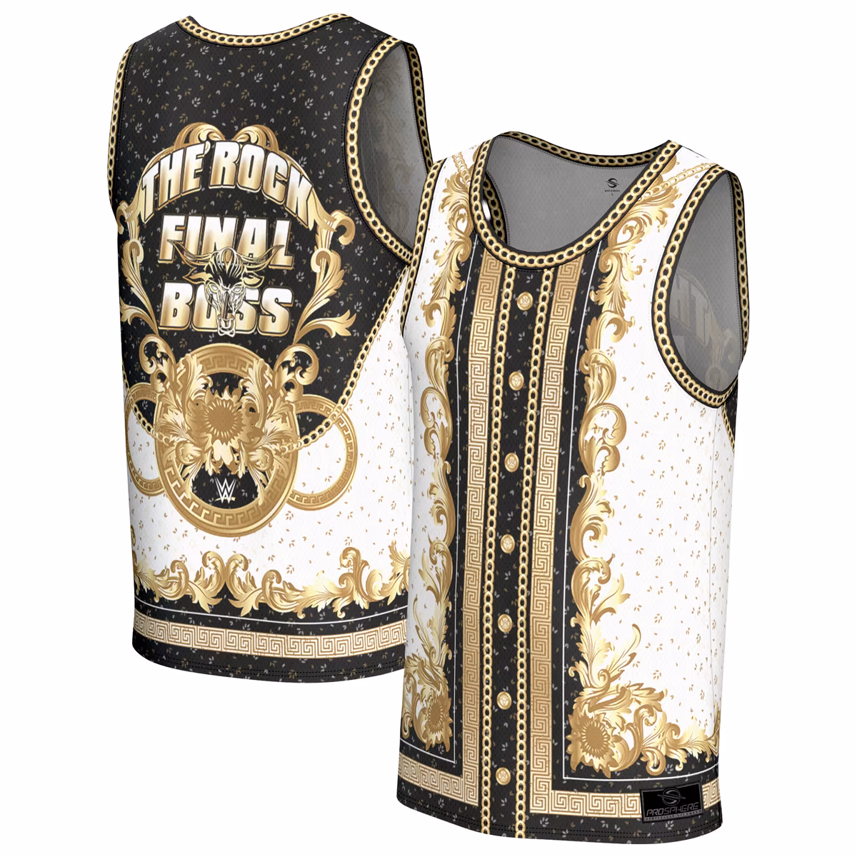 Men's ProSphere Gold The Rock In-Ring Basketball Jersey 2 Men's ProSphere Gold The Rock In-Ring Basketball Jersey