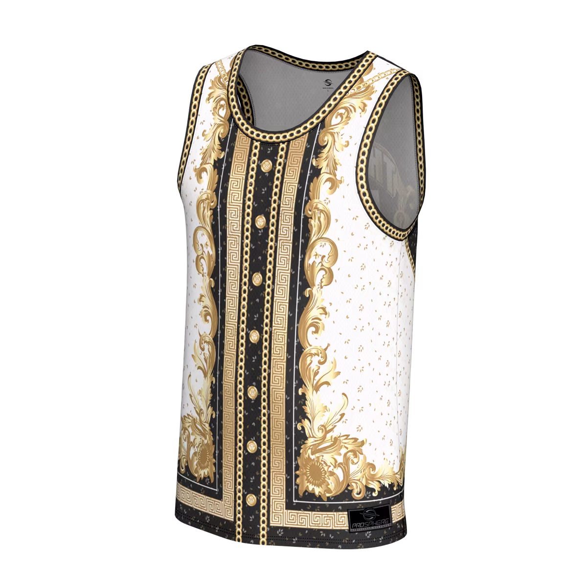 Men's ProSphere Gold The Rock In-Ring Basketball Jersey 3 Men's ProSphere Gold The Rock In-Ring Basketball Jersey