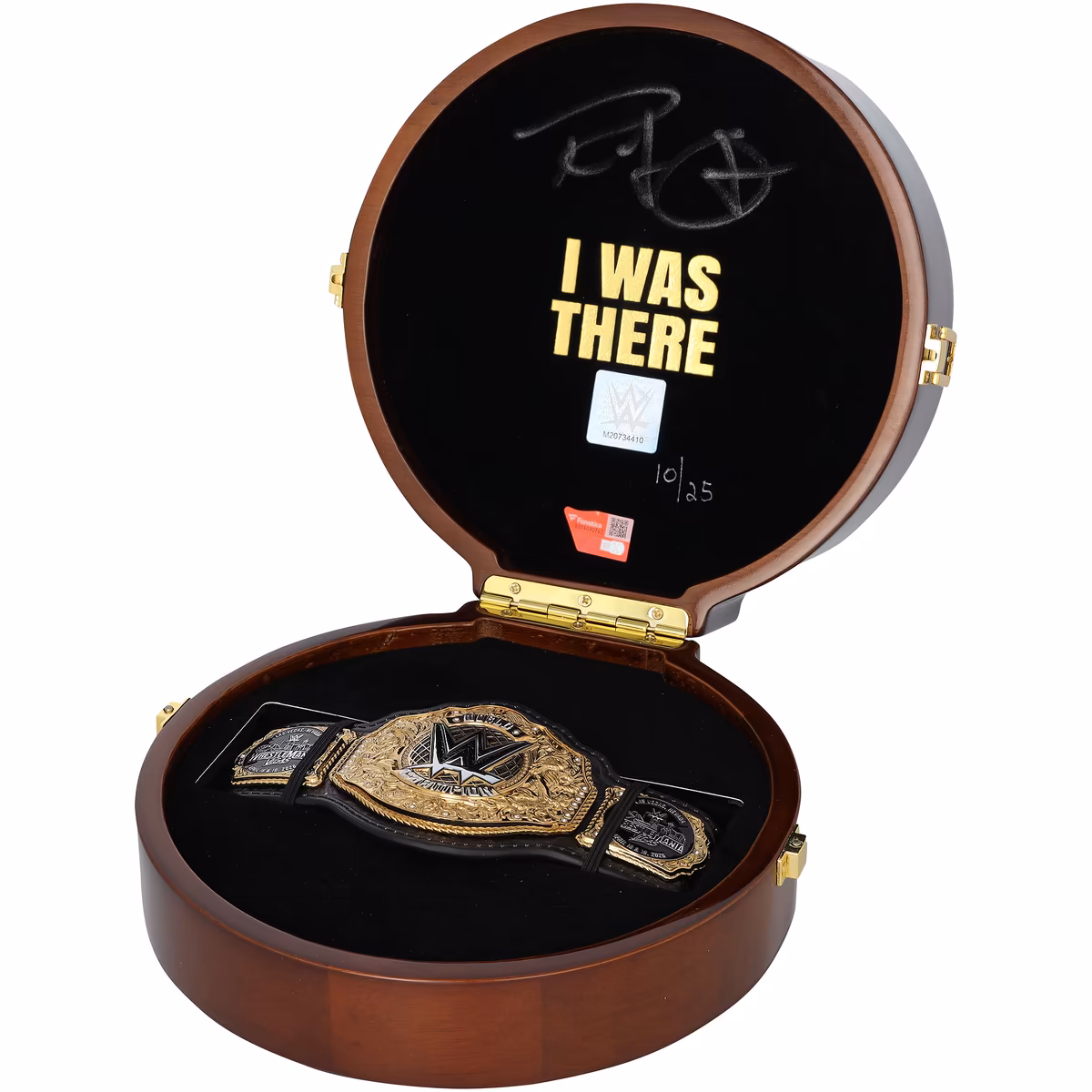 Randy Orton WWE Autographed WrestleMania 42 Roulette Wheel Mini Title - Limited Edition of 25 9 Randy Orton WWE Autographed WrestleMania 42 Roulette Wheel Mini Title - Limited Edition of 25