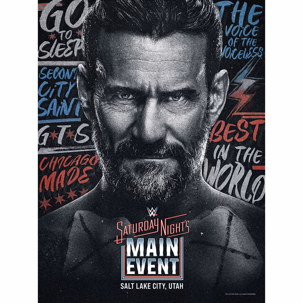 WWE Saturday Night's Main Event on November 1, 2025 18" x 24" Event Poster Art Photograph