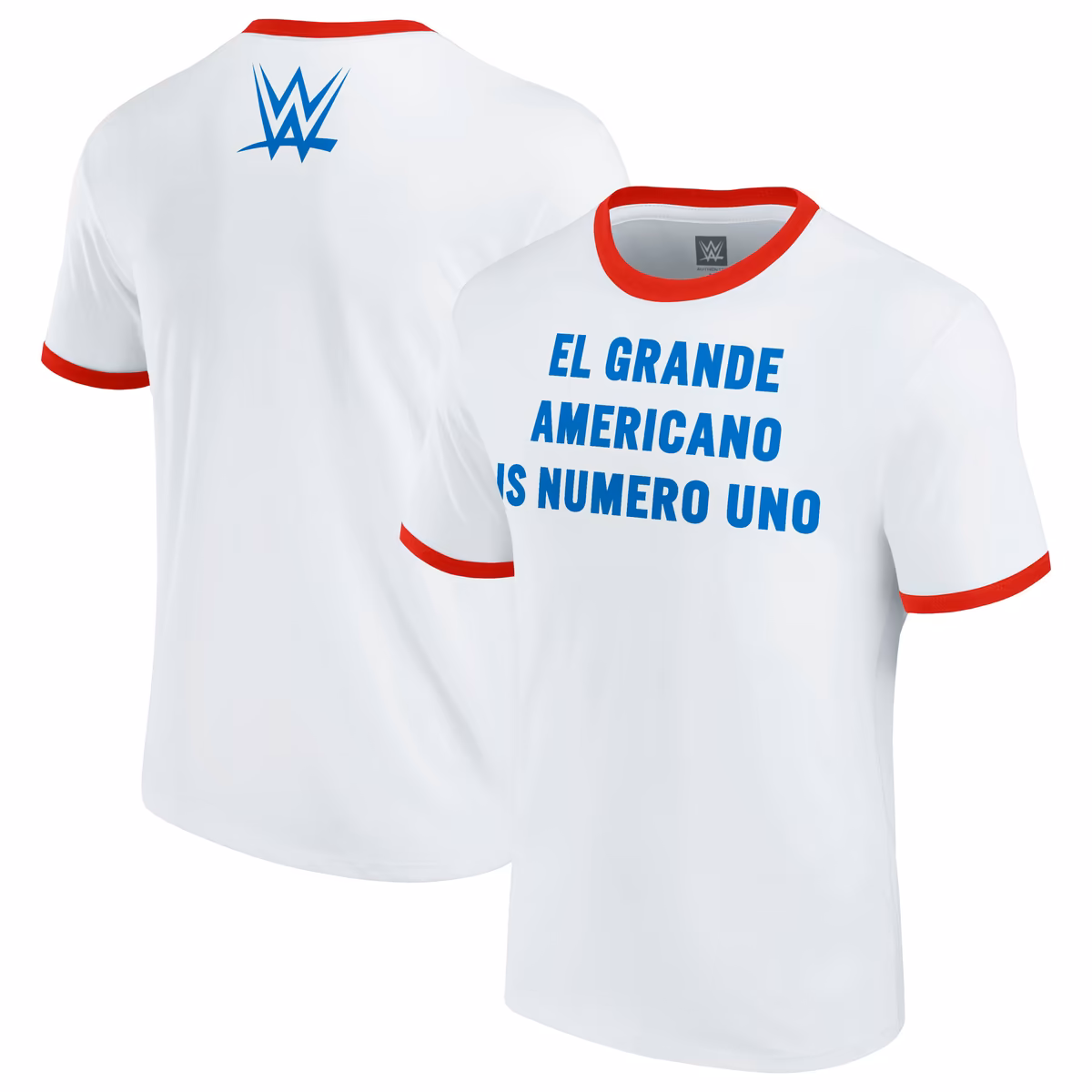 Men's White El Grande Americano Is Numero Uno T-Shirt 3 Men's White El Grande Americano Is Numero Uno T-Shirt