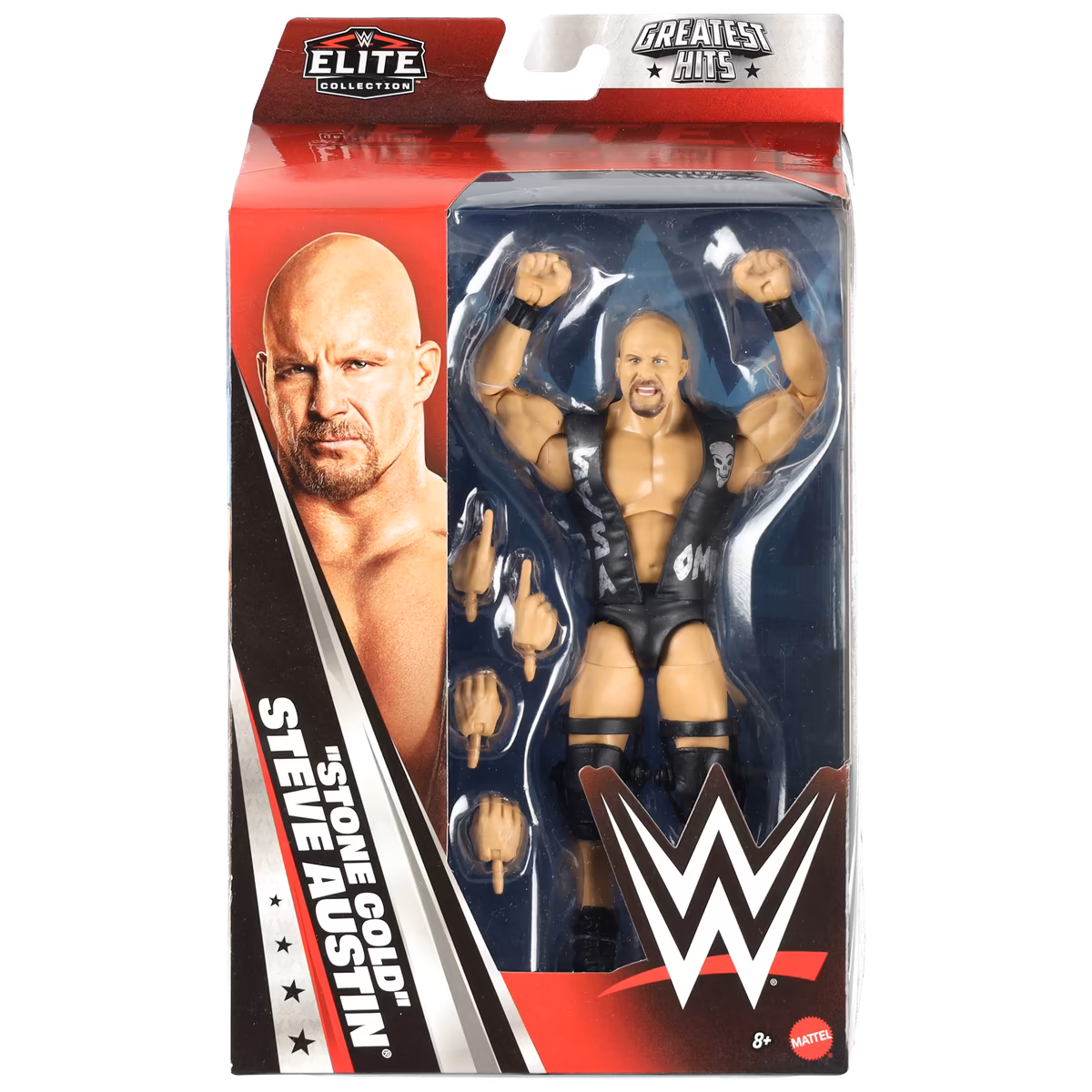 Mattel "Stone Cold" Steve Austin Elite Collection Greatest Hits Action Figure 17 Mattel "Stone Cold" Steve Austin Elite Collection Greatest Hits Action Figure