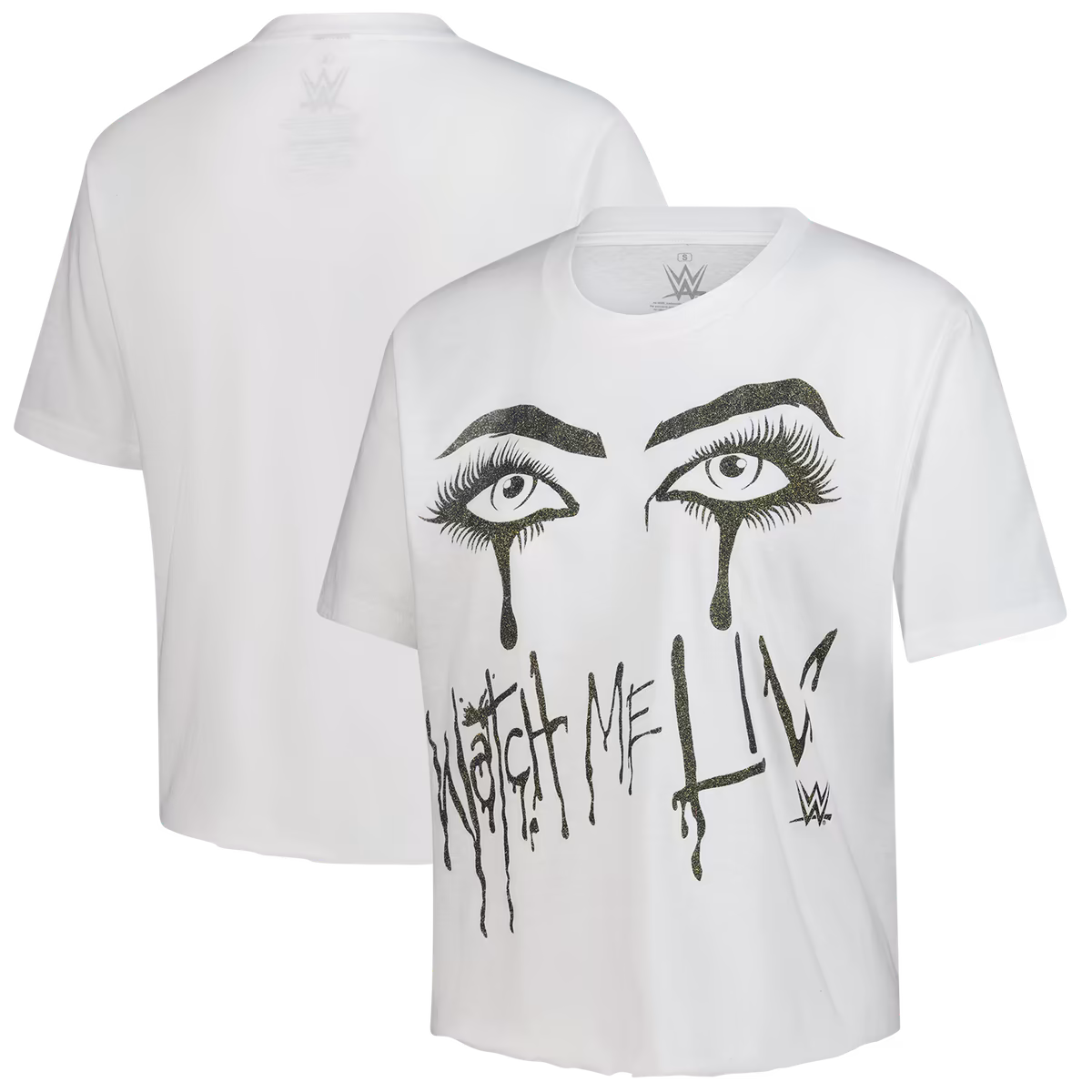 Women's Ripple Junction White Liv Morgan "Liv Eyes" Crop T-Shirt 2 Women's Ripple Junction White Liv Morgan "Liv Eyes" Crop T-Shirt