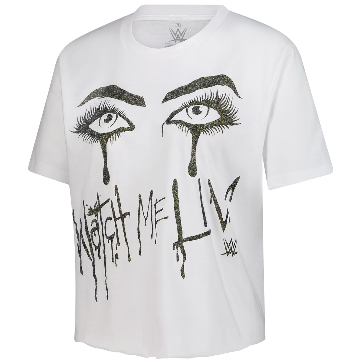 Women's Ripple Junction White Liv Morgan "Liv Eyes" Crop T-Shirt 3 Women's Ripple Junction White Liv Morgan "Liv Eyes" Crop T-Shirt