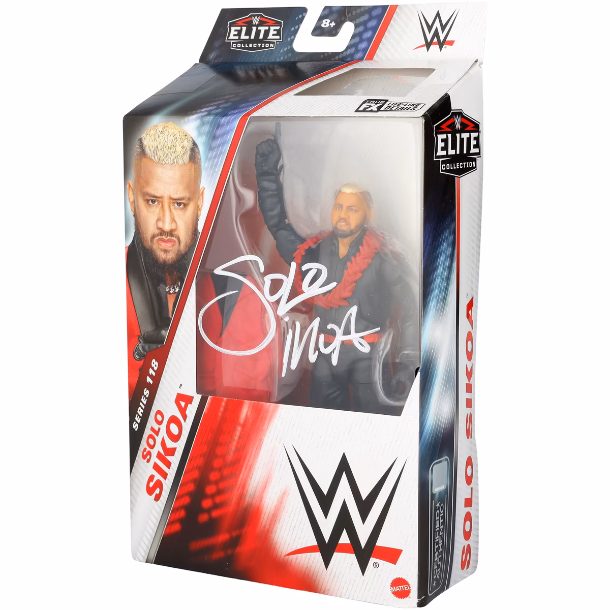 Solo Sikoa WWE Autographed Mattel Elite Collection Series #118 Action Figure