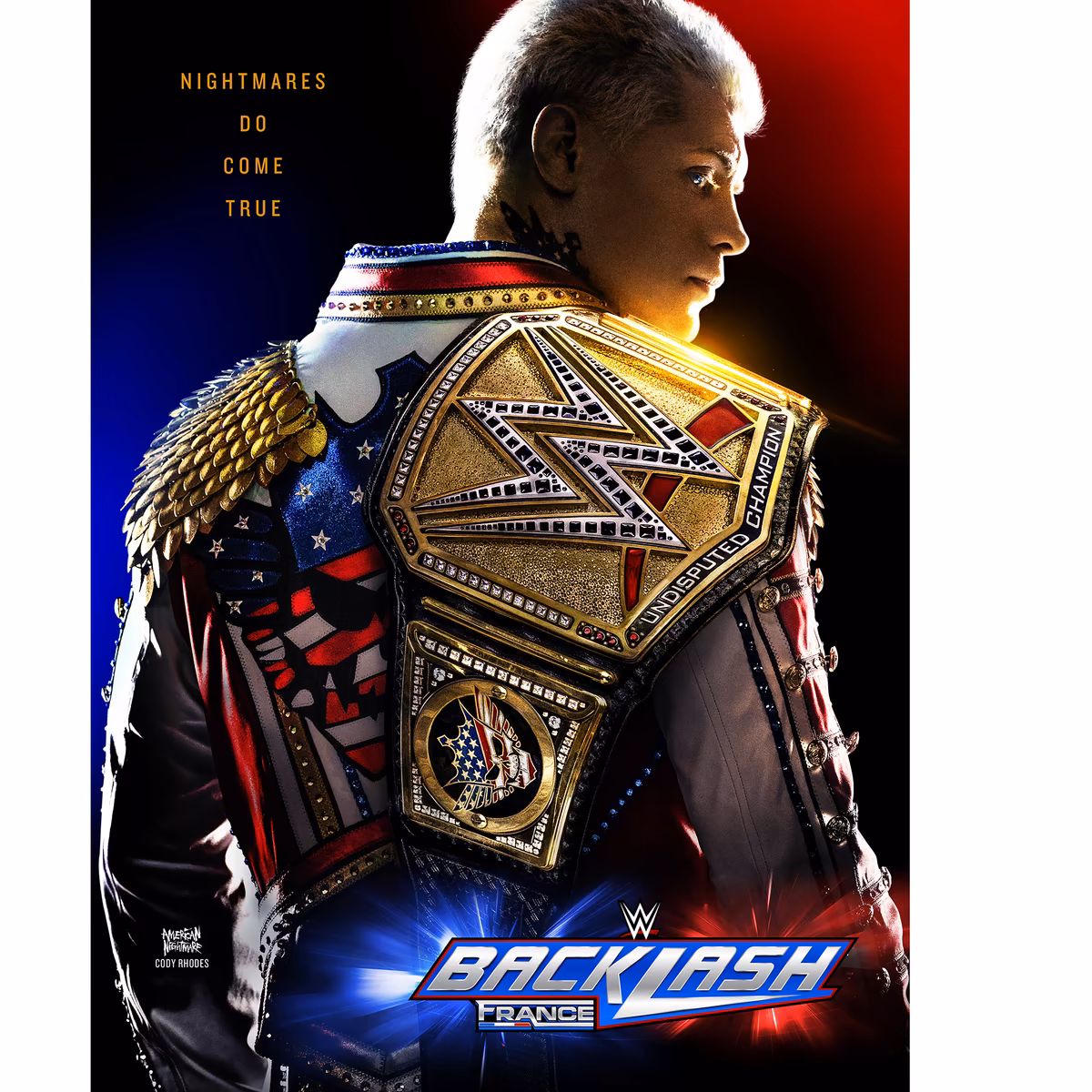 Cody Rhodes 2024 WWE Backlash France 18" x 24" Event Poster Art Photograph 9 Cody Rhodes 2024 WWE Backlash France 18" x 24" Event Poster Art Photograph