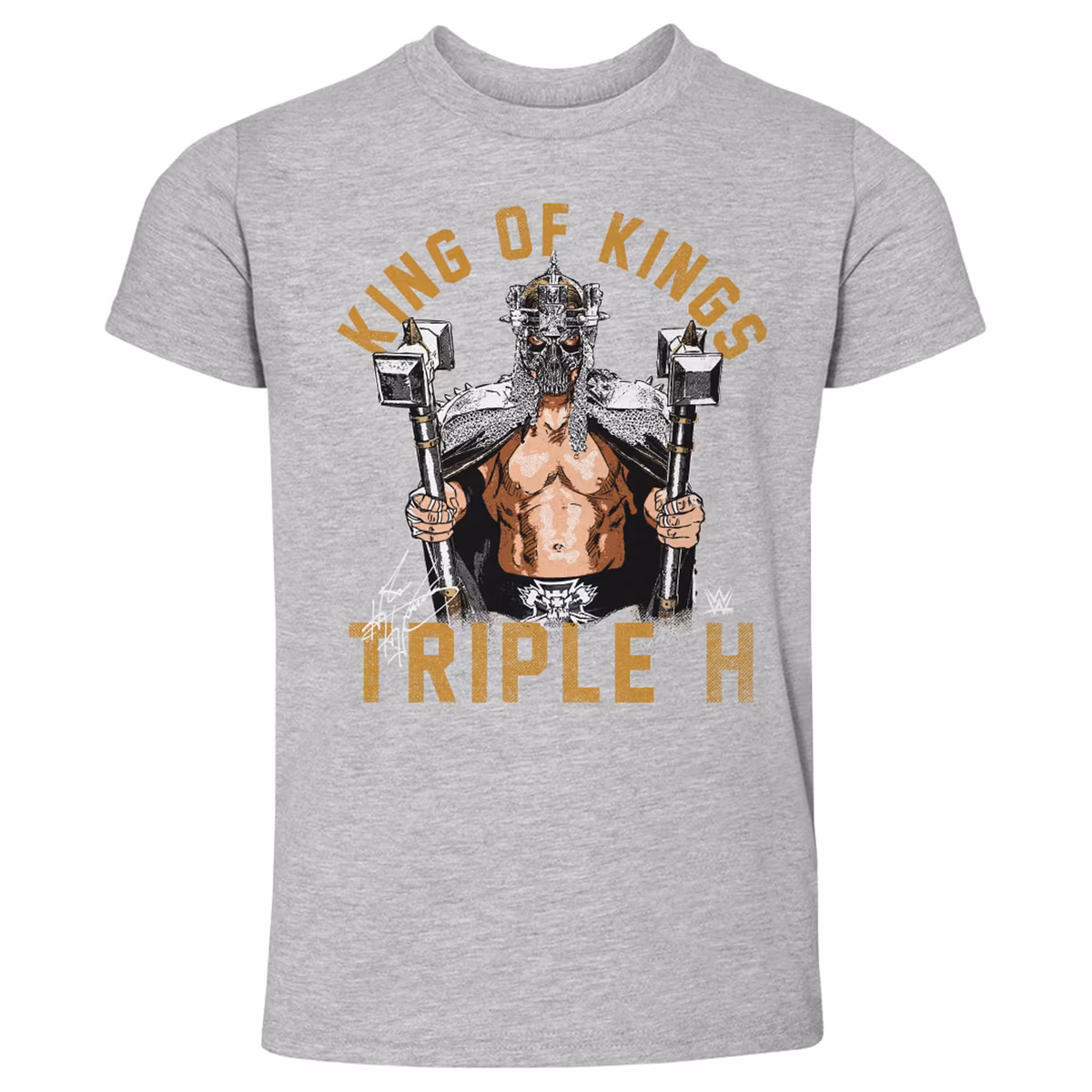 Toddler 500 Level Heather Gray Triple H King Of Kings T-Shirt 8 Toddler 500 Level Heather Gray Triple H King Of Kings T-Shirt