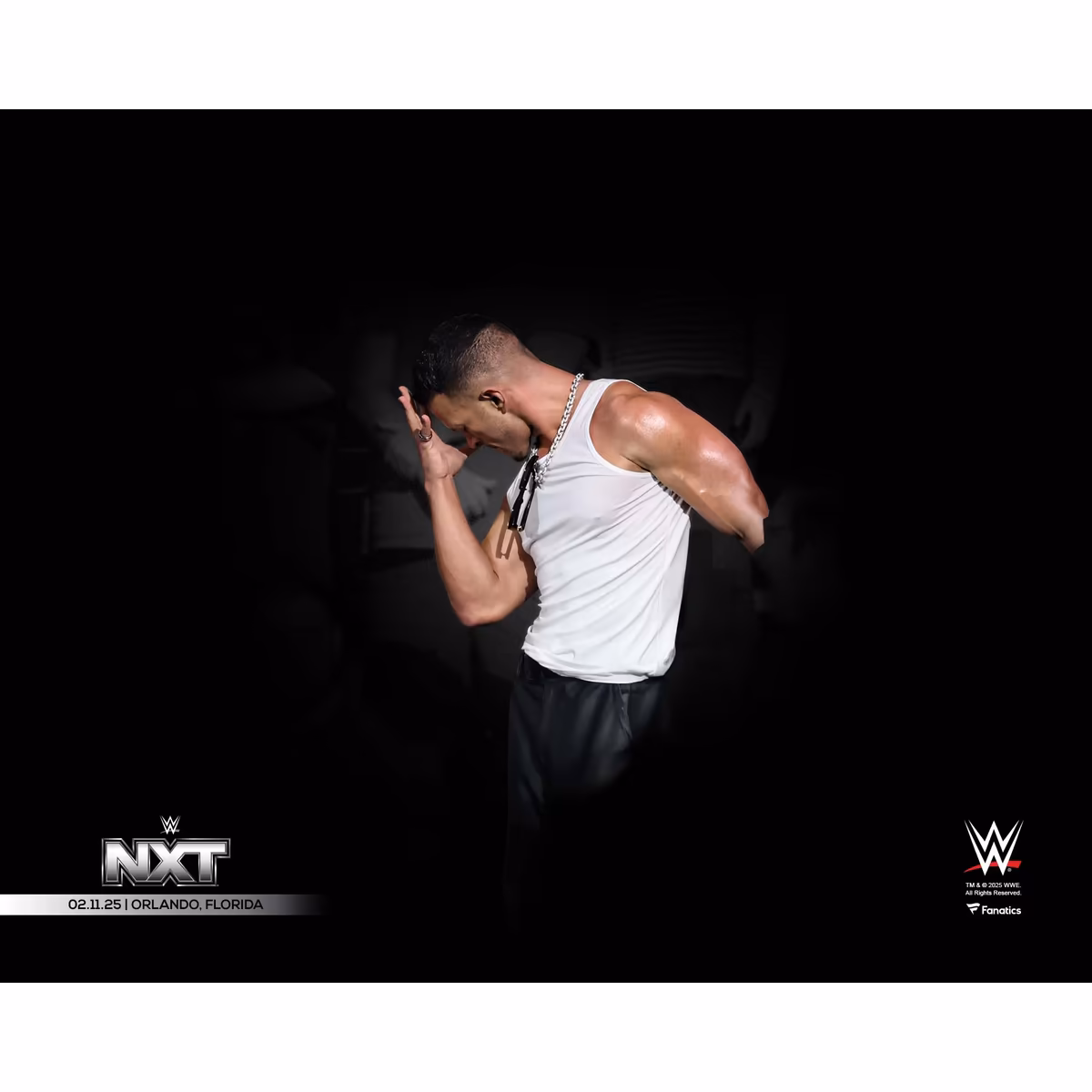 Ricky Saints WWE Unsigned NXT Debut Spotlight Photograph