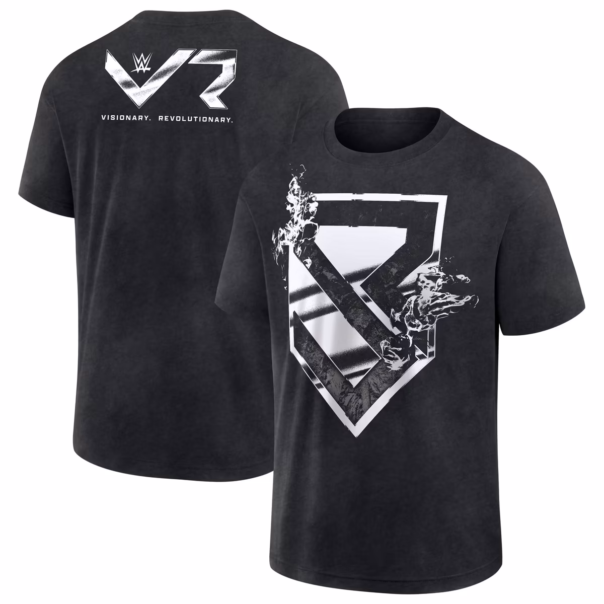 Men's Black Seth Rollins Flames T-Shirt 3 Men's Black Seth Rollins Flames T-Shirt