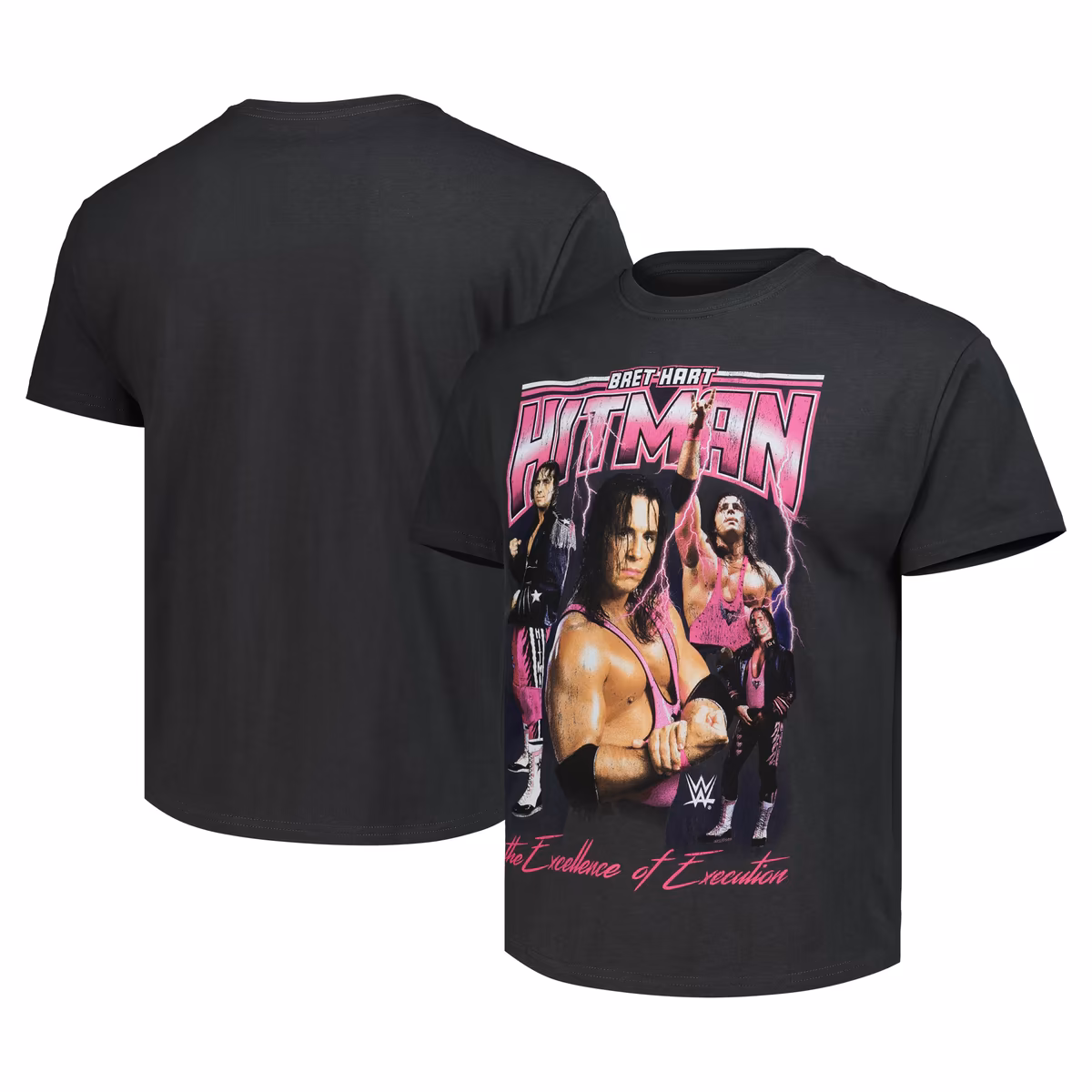 Men's Goodie Two Sleeves Black Bret Hart Excellence T-Shirt 8 Men's Goodie Two Sleeves Black Bret Hart Excellence T-Shirt