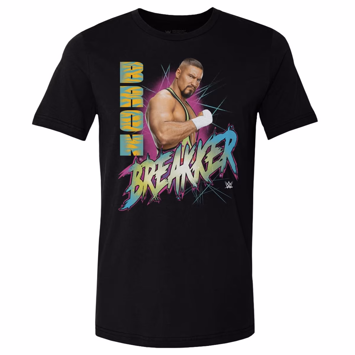 Men's 500 Level Black Bron Breakker Grunge T-Shirt