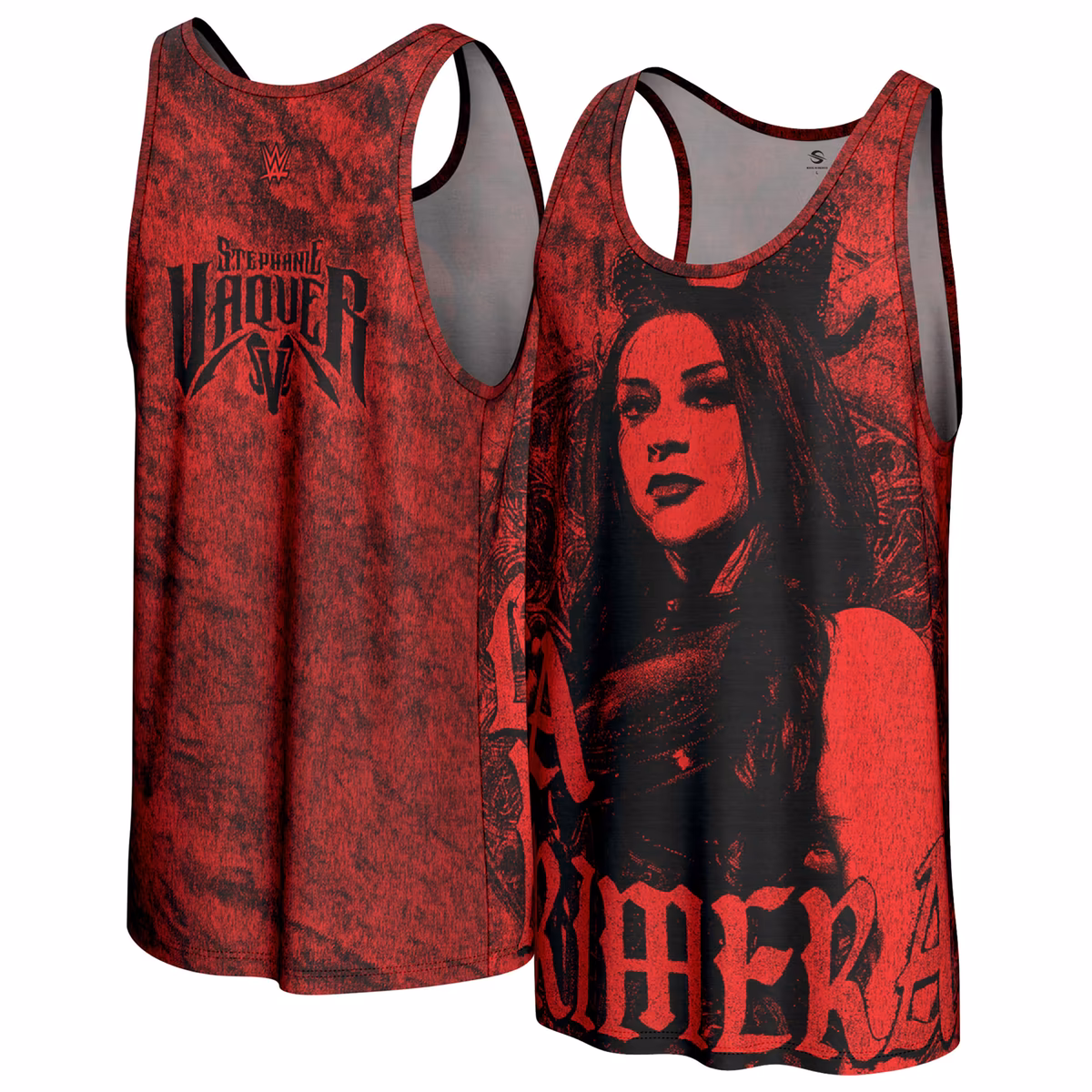 Men's ProSphere Red Stephanie Vaquer La Primera Tank Top 2 Men's ProSphere Red Stephanie Vaquer La Primera Tank Top