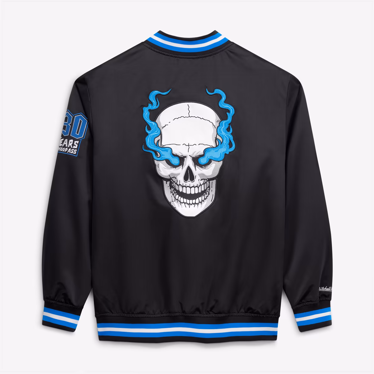 Men's Mitchell & Ness Black "Stone Cold" Steve Austin 3:16 Day Lightweight Full-Snap Satin Jacket 4 Men's Mitchell & Ness Black "Stone Cold" Steve Austin 3:16 Day Lightweight Full-Snap Satin Jacket