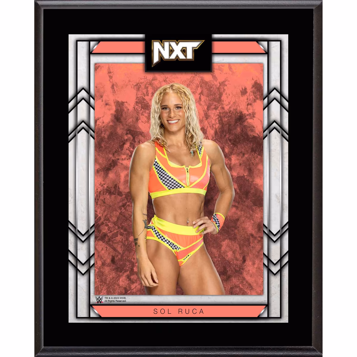 Sol Ruca WWE NXT 10.5" x 13" Sublimated Plaque