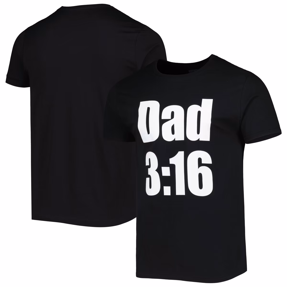 Men's Black "Stone Cold" Steve Austin Dad 3:16 T-Shirt 16 Men's Black "Stone Cold" Steve Austin Dad 3:16 T-Shirt