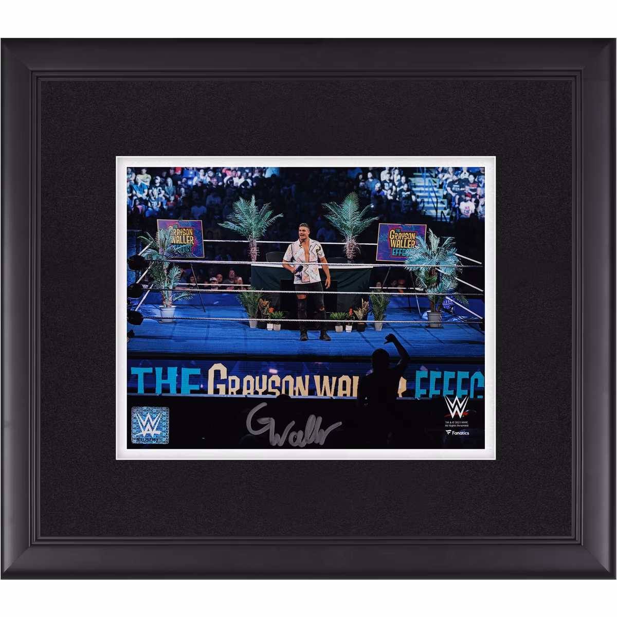 Grayson Waller WWE Autographed Framed 8" x 10" The Grayson Waller Effect Photograph