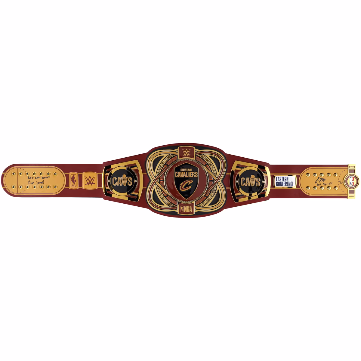Evan Mobley Cleveland Cavaliers Autographed WWE Legacy Title Belt with Multiple Inscriptions - Limited Edition of 10 1 Evan Mobley Cleveland Cavaliers Autographed WWE Legacy Title Belt with Multiple Inscriptions - Limited Edition of 10