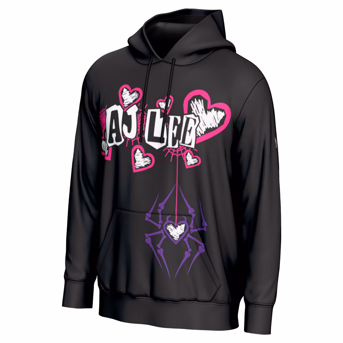 Youth ProSphere Black AJ Lee Spider Web Hoodie 3 Youth ProSphere Black AJ Lee Spider Web Hoodie