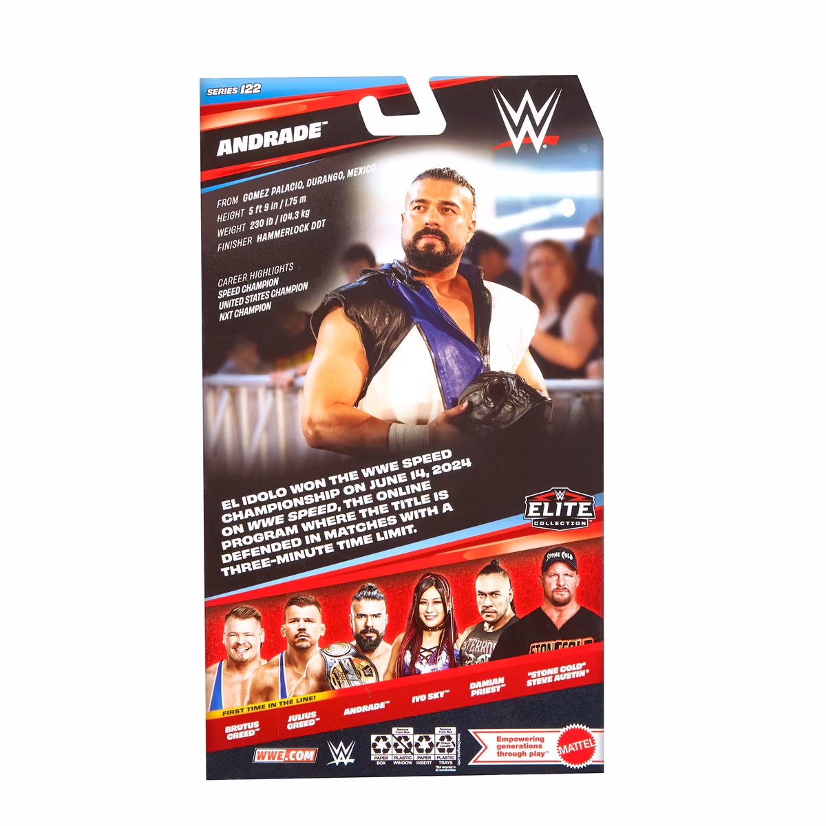 Mattel Andrade Elite Collection Series 122 Action Figure 3 Mattel Andrade Elite Collection Series 122 Action Figure