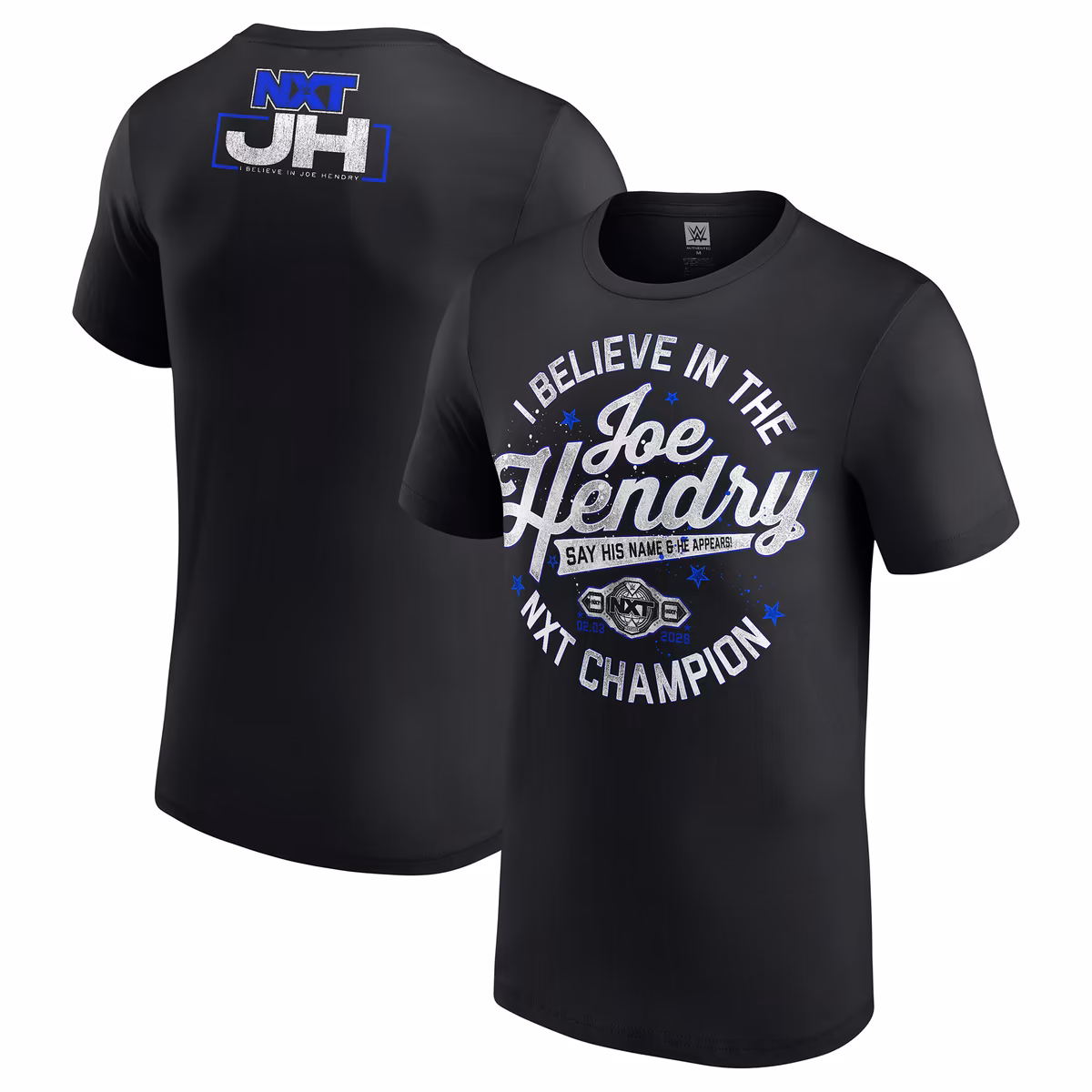 Men's Black Joe Hendry I Believe In The NXT Champion T-Shirt