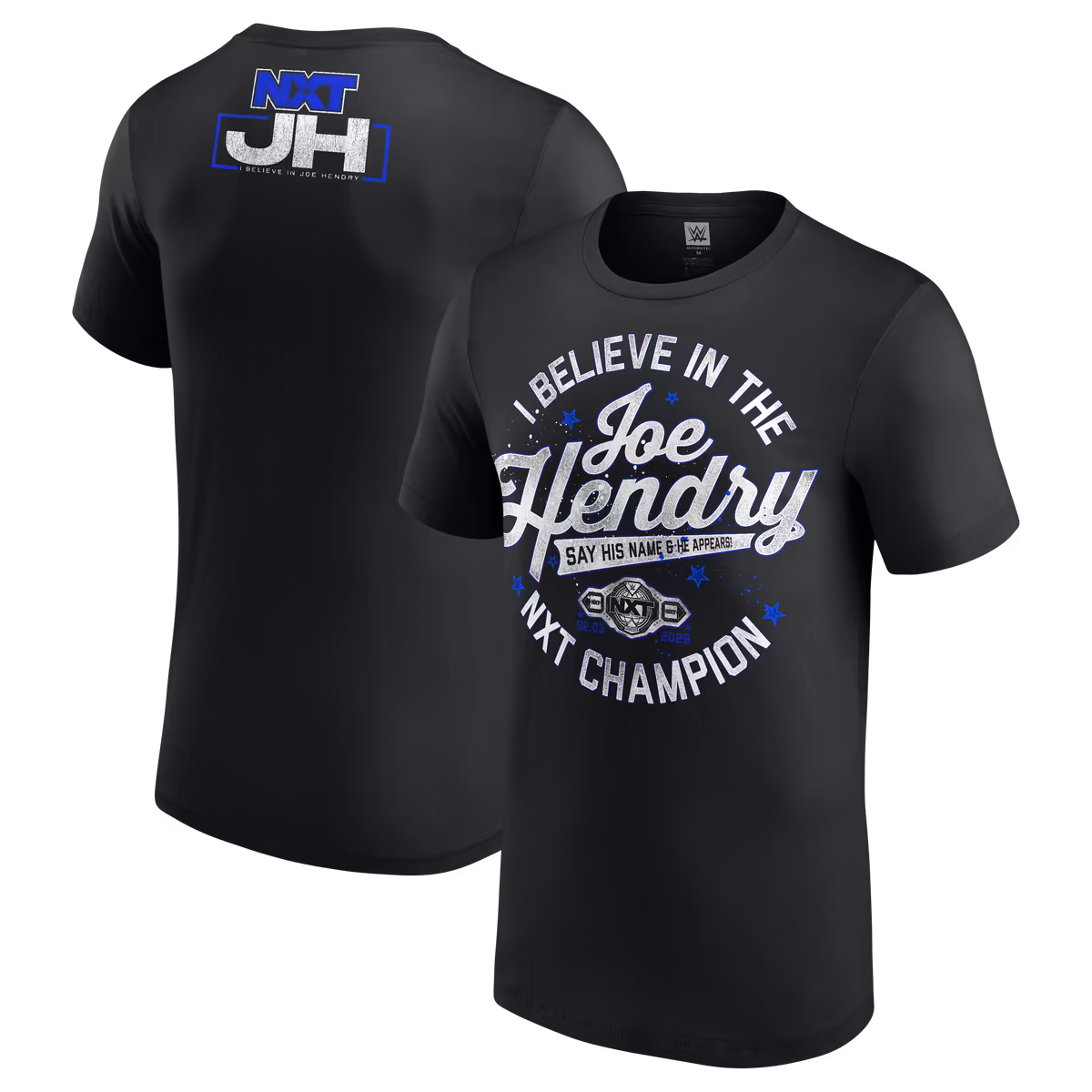 Men's Black Joe Hendry I Believe In The NXT Champion T-Shirt