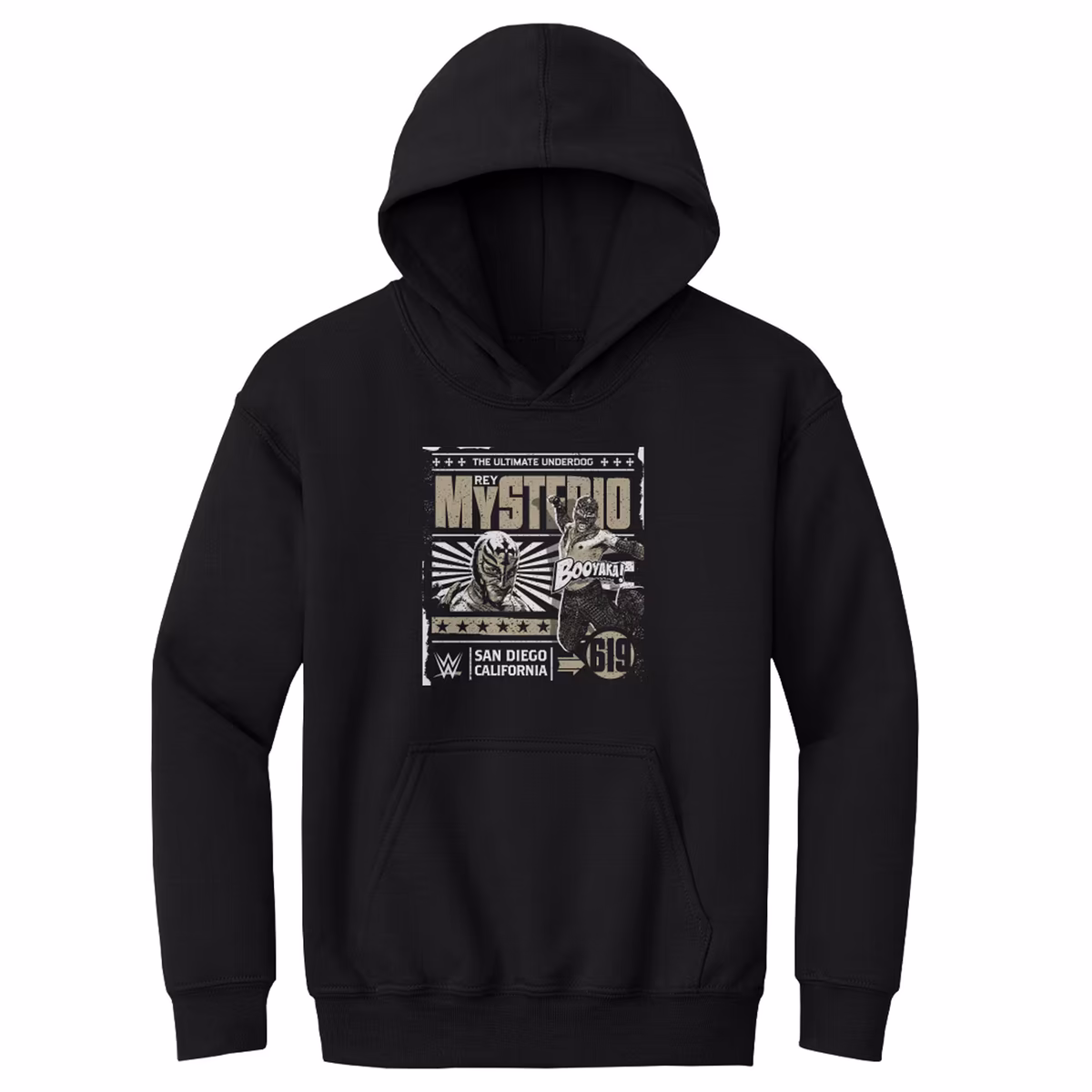 Youth 500 Level Black Rey Mysterio Comic Hoodie 3 Youth 500 Level Black Rey Mysterio Comic Hoodie