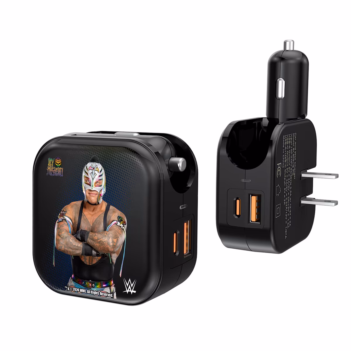 Keyscaper Rey Mysterio 2-in-1 USB A/C Charger 1 Keyscaper Rey Mysterio 2-in-1 USB A/C Charger