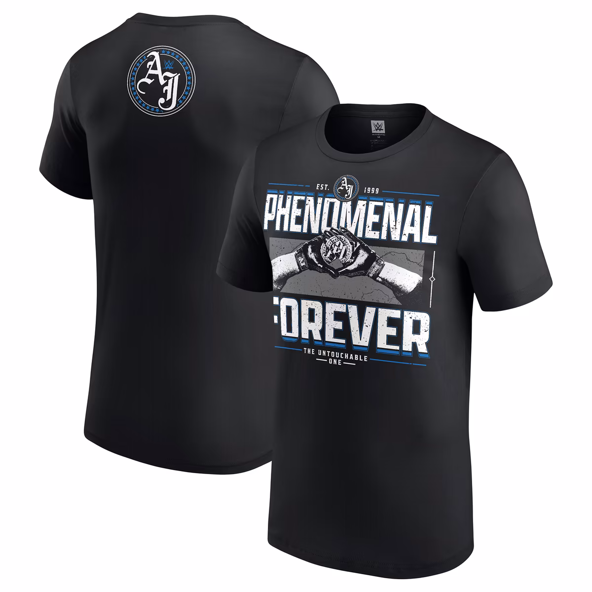 Men's Black AJ Styles Phenomenal Forever T-Shirt