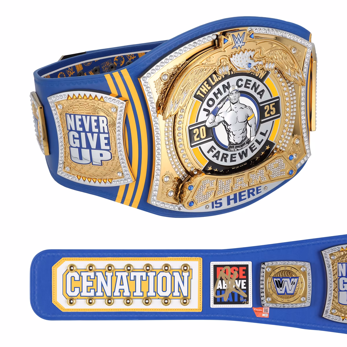John Cena WWE Autographed Farewell Tour 2025 St. Louis Replica Title Belt  - Limited Edition of 25