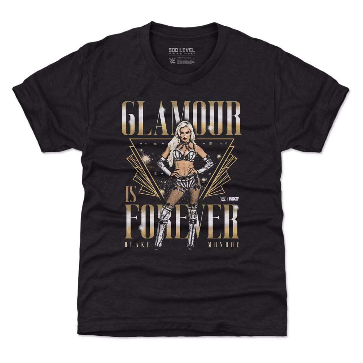 Youth 500 Level Heather Black Blake Monroe Glamour Forever T-Shirt