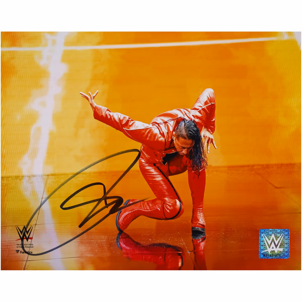 Shinsuke Nakamura WWE Autographed 8" x 10" Entrance Photograph