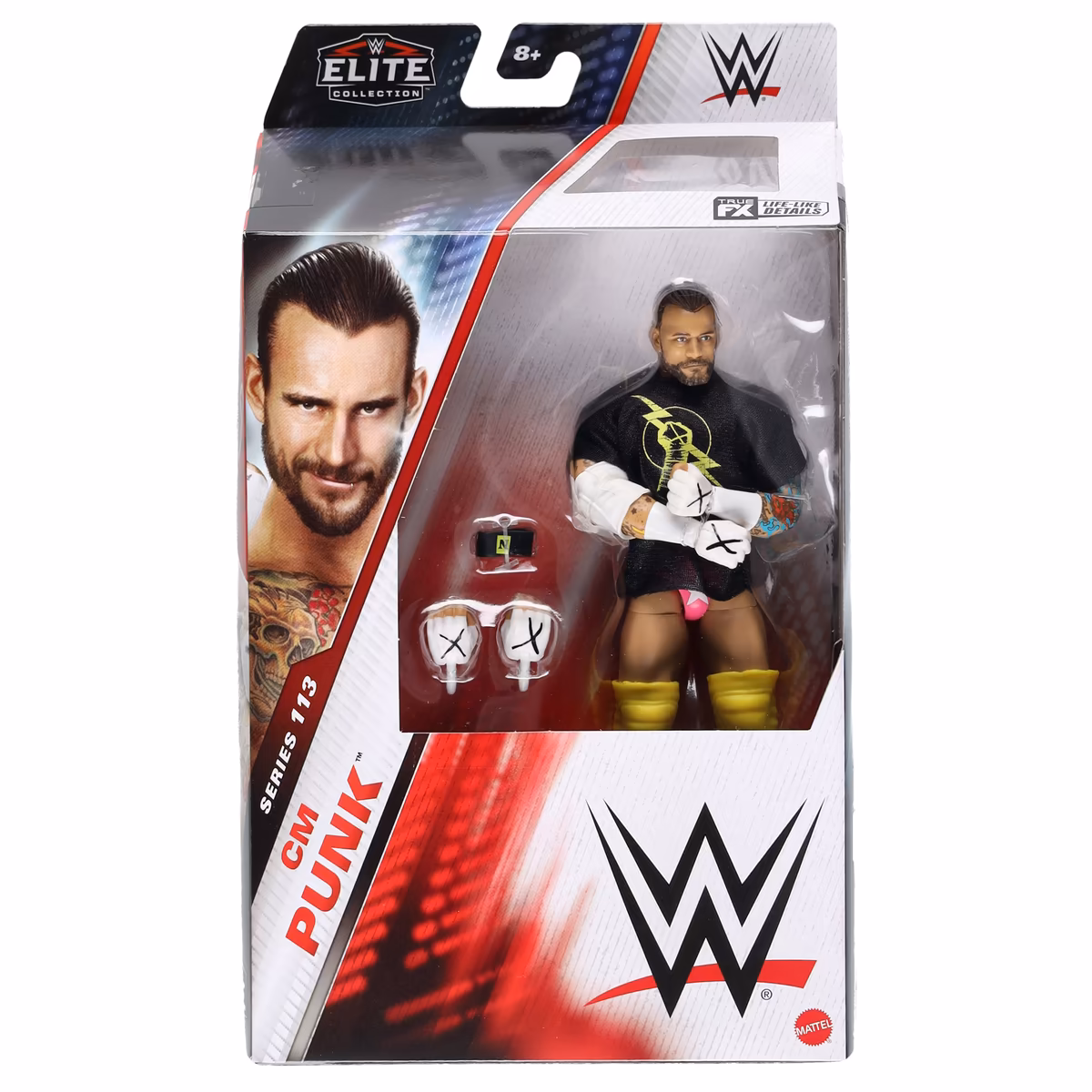 CM Punk Elite Collection Series 113 Action Figure 15 CM Punk Elite Collection Series 113 Action Figure
