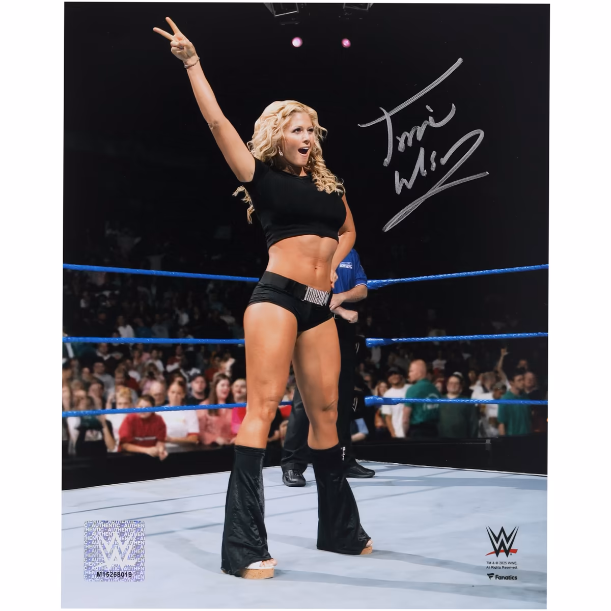 Torrie Wilson WWE Autographed 8" x 10" In-Ring Pose Photograph