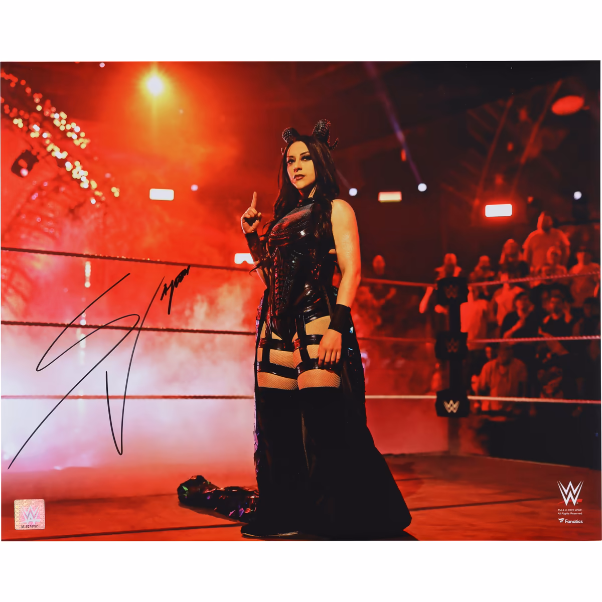 Stephanie Vaquer WWE Autographed 16" x 20" In-Ring Entrance Photograph 1 Stephanie Vaquer WWE Autographed 16" x 20" In-Ring Entrance Photograph