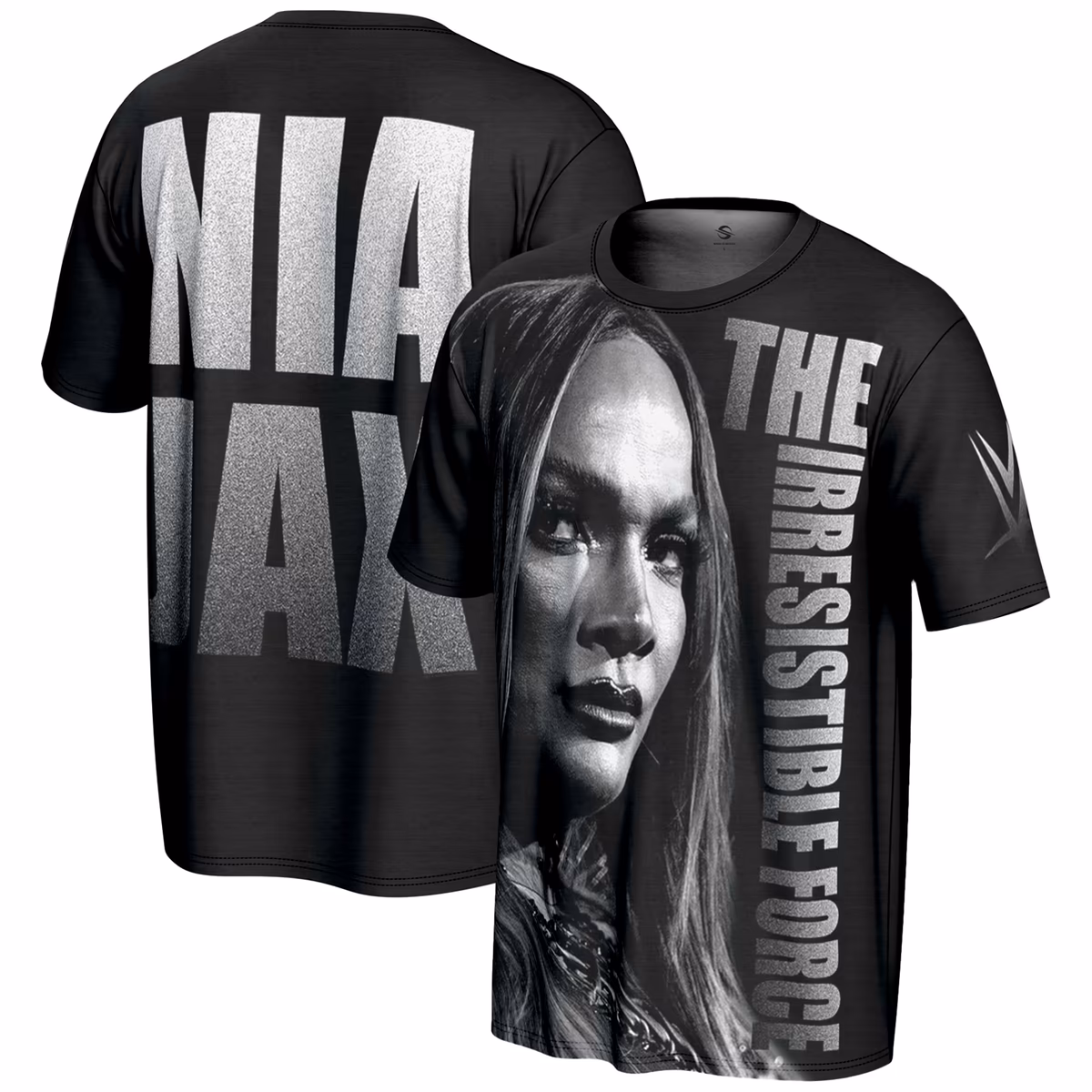 Men's ProSphere Black Nia Jax The Irresistible Force T-Shirt 1 Men's ProSphere Black Nia Jax The Irresistible Force T-Shirt