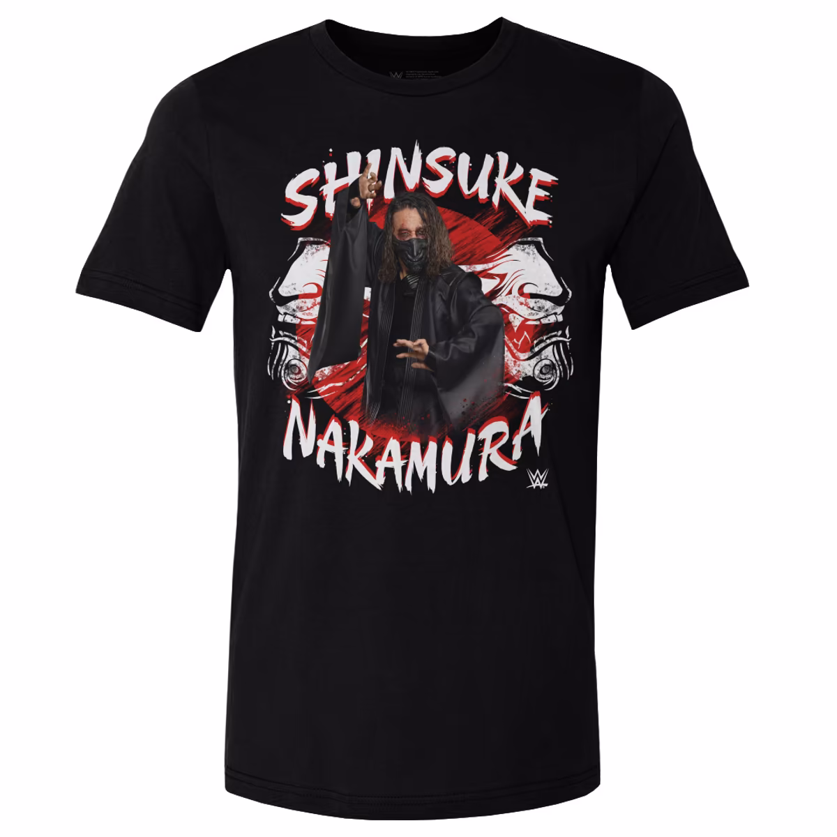 Men's 500 Level Black Shinsuke Nakamura Mask T-Shirt