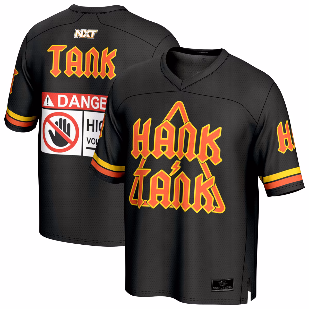 Youth ProSphere Black Hank & Tank Football Jersey 2 Youth ProSphere Black Hank & Tank Football Jersey