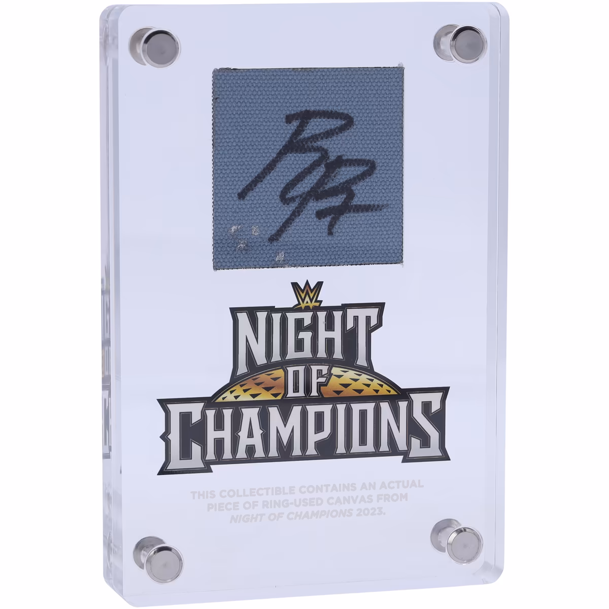 Roman Reigns Autographed Fanatics Authentic 2023 Night Of Champions Acrylic Canvas Display Case 8 Roman Reigns Autographed Fanatics Authentic 2023 Night Of Champions Acrylic Canvas Display Case