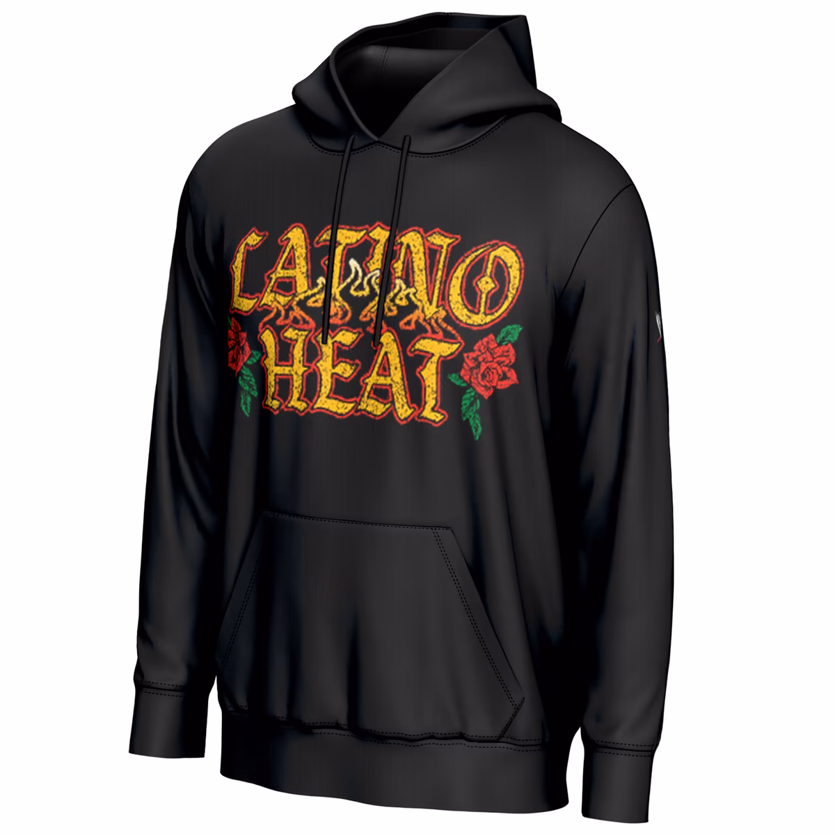 Men's ProSphere Black Eddie Guerrero Latino Heat Hoodie 3 Men's ProSphere Black Eddie Guerrero Latino Heat Hoodie