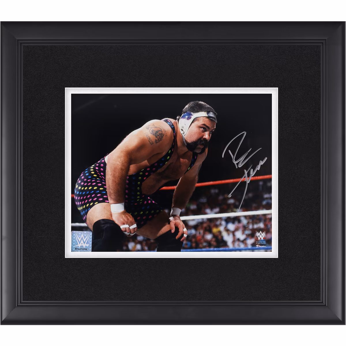 Rick Steiner WWE Autographed Framed 8" x 10" In Ring Photograph