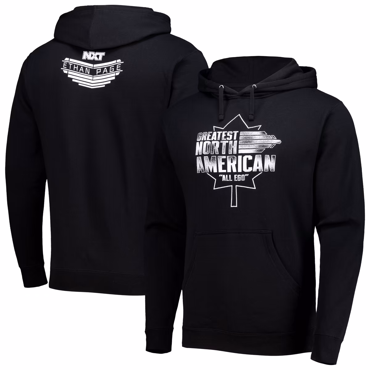 Men's Black Ethan Page Greatest North American Hoodie 2 Men's Black Ethan Page Greatest North American Hoodie