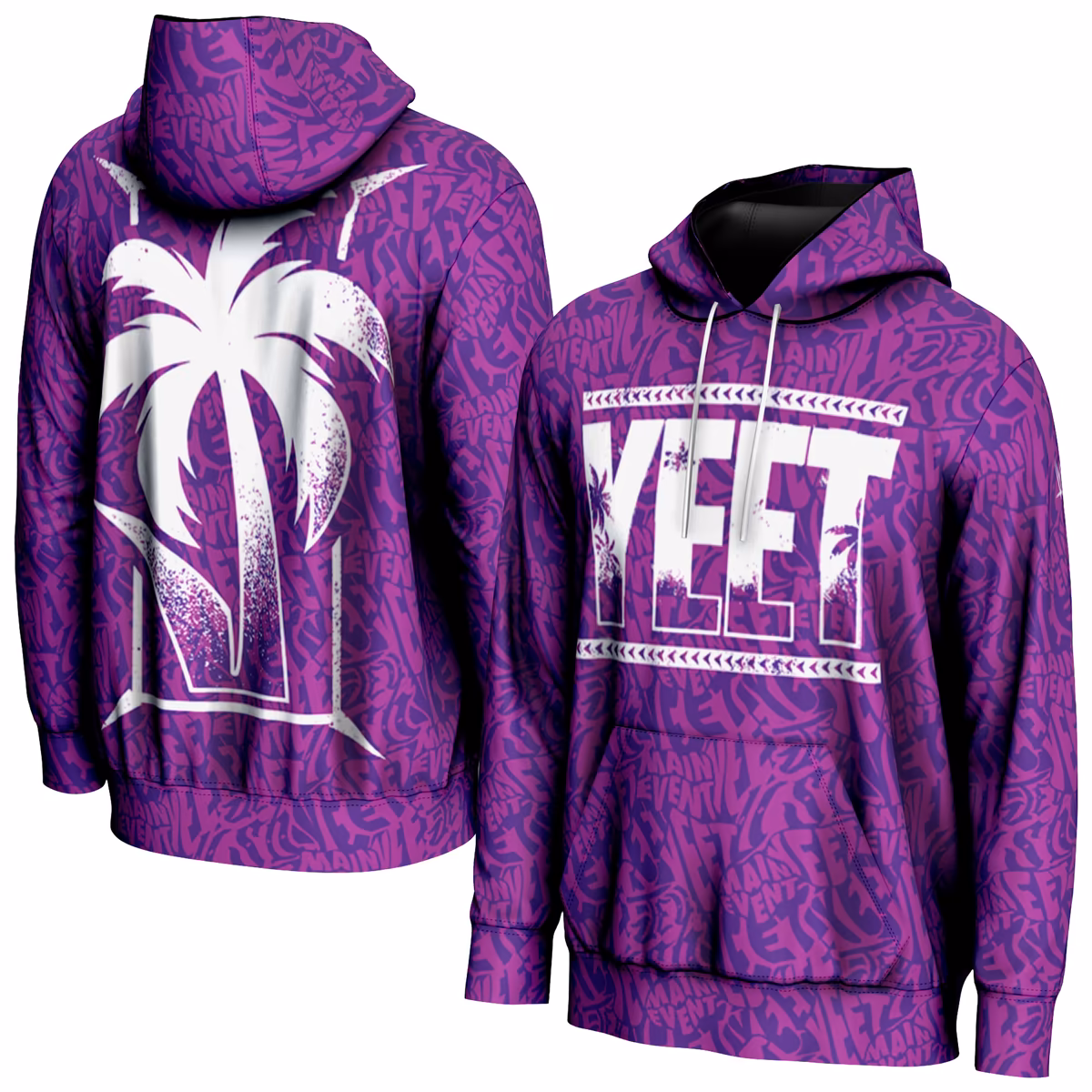 Youth ProSphere Purple Jey Uso Yeet Camo Pullover Hoodie
