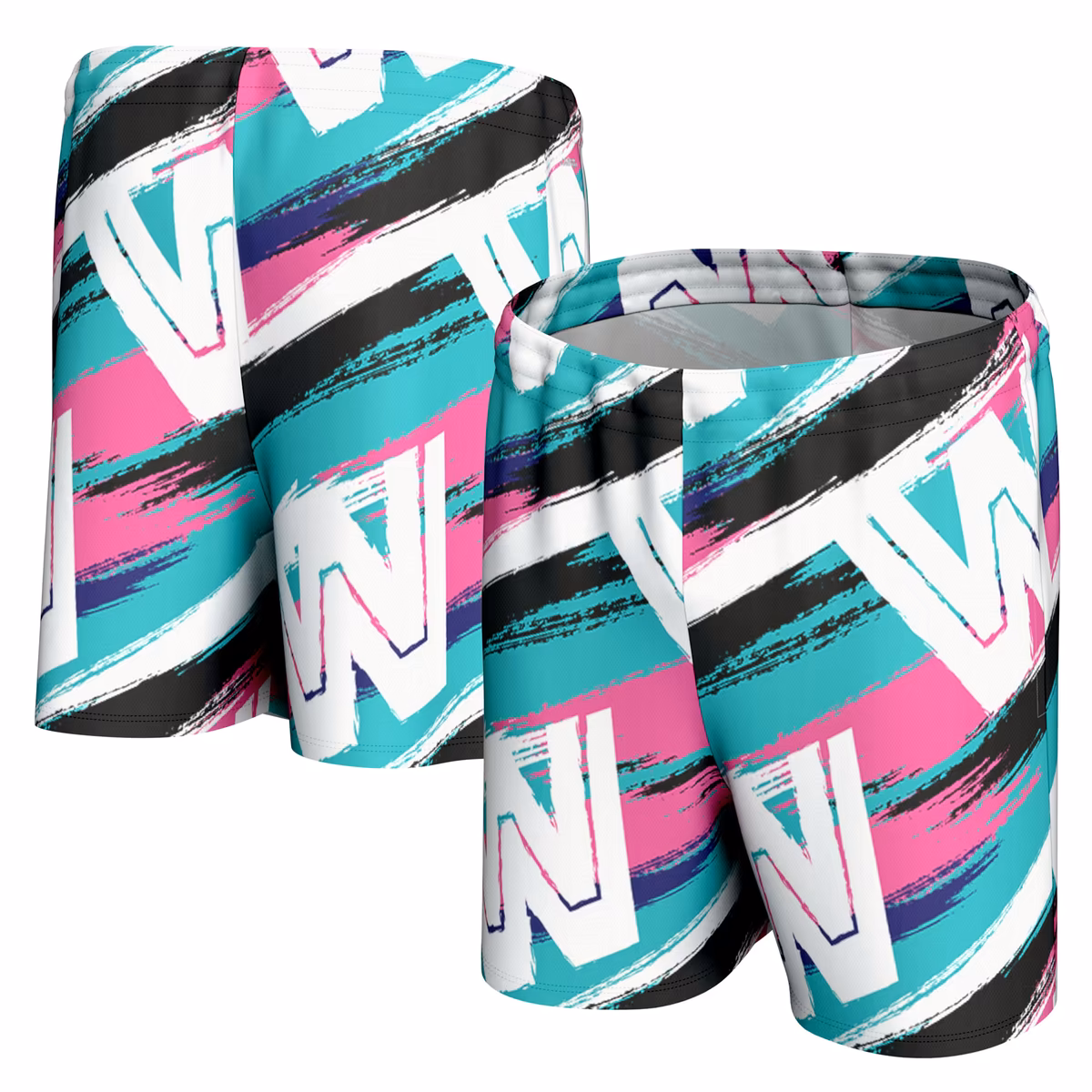 Men's ProSphere White WWE 90s Jazz Cup Shorts