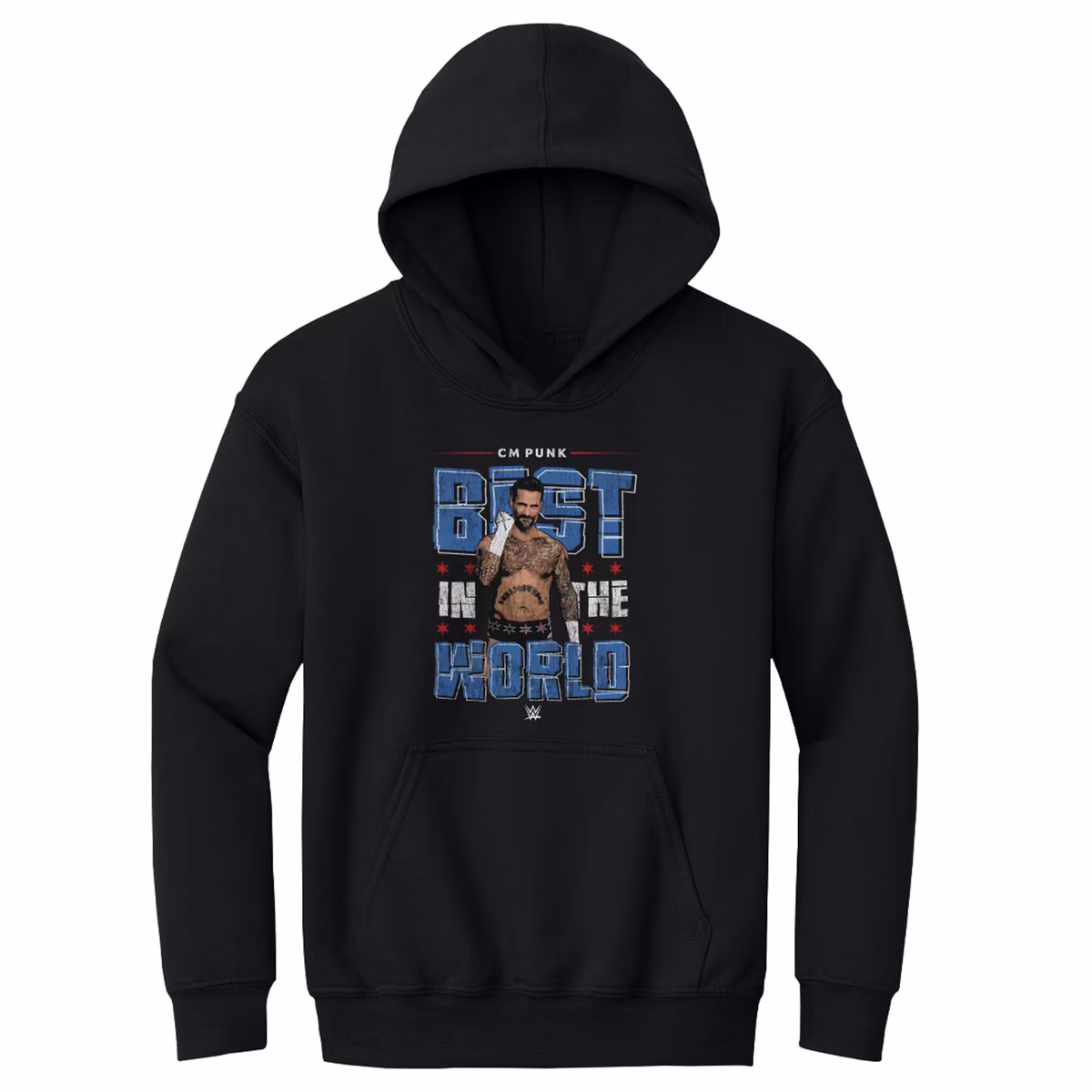 Youth 500 Level Black CM Punk Gritty Hoodie 2 Youth 500 Level Black CM Punk Gritty Hoodie