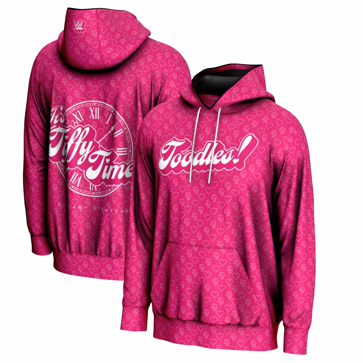 Men's ProSphere Pink Tiffany Stratton Tiffy Time Pullover Hoodie 7 Men's ProSphere Pink Tiffany Stratton Tiffy Time Pullover Hoodie