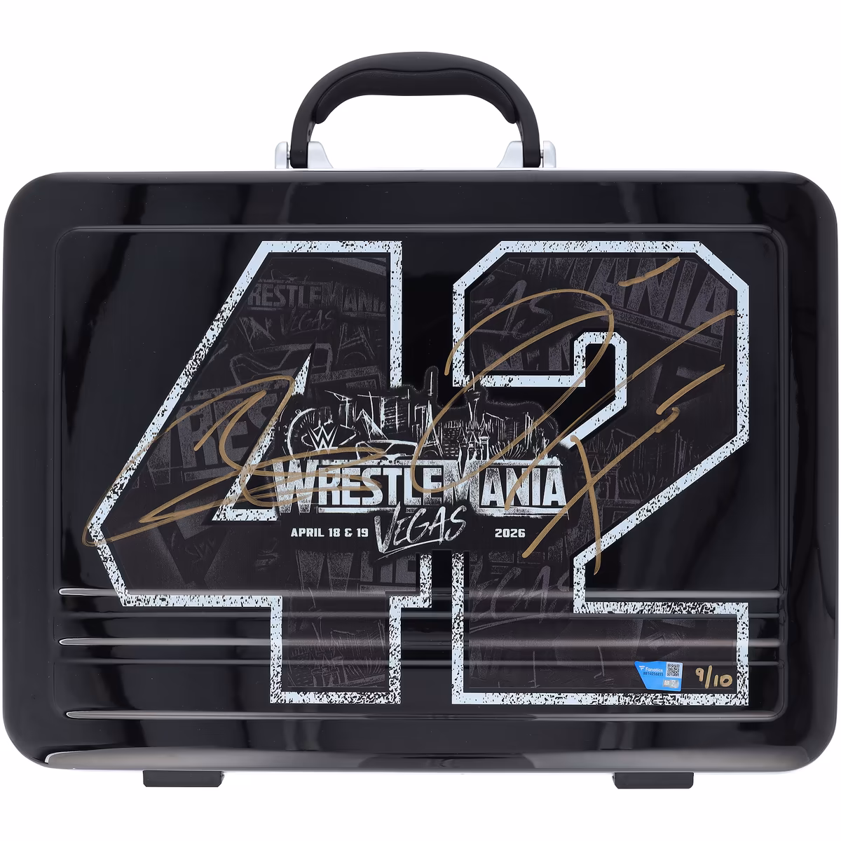 Jacob Fatu & Drew McIntyre WWE Autographed WrestleMania 42 Briefcase Set - Limited Edition of 10