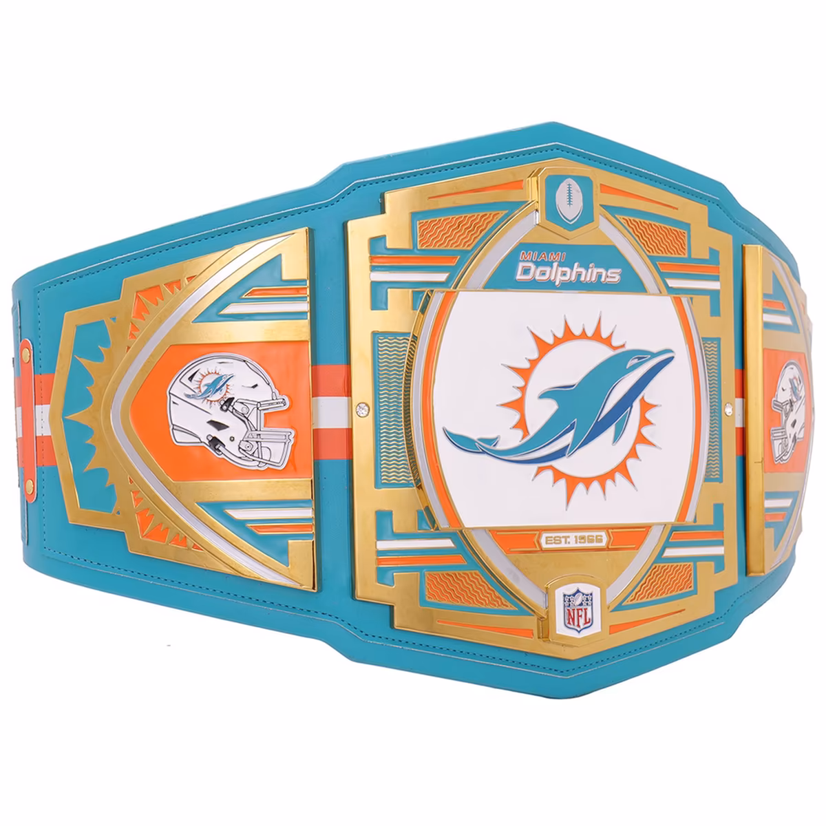 Miami Dolphins WWE Legacy Title Belt 6 Miami Dolphins WWE Legacy Title Belt